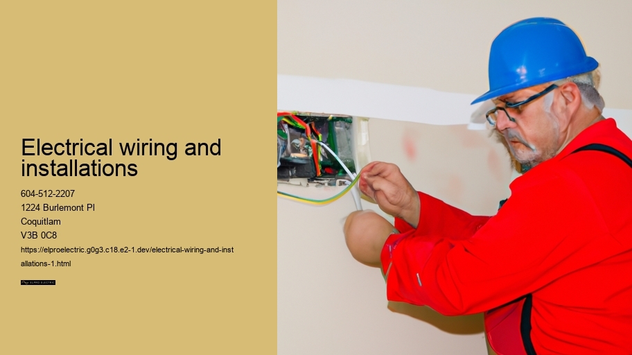 Electrical wiring and installations