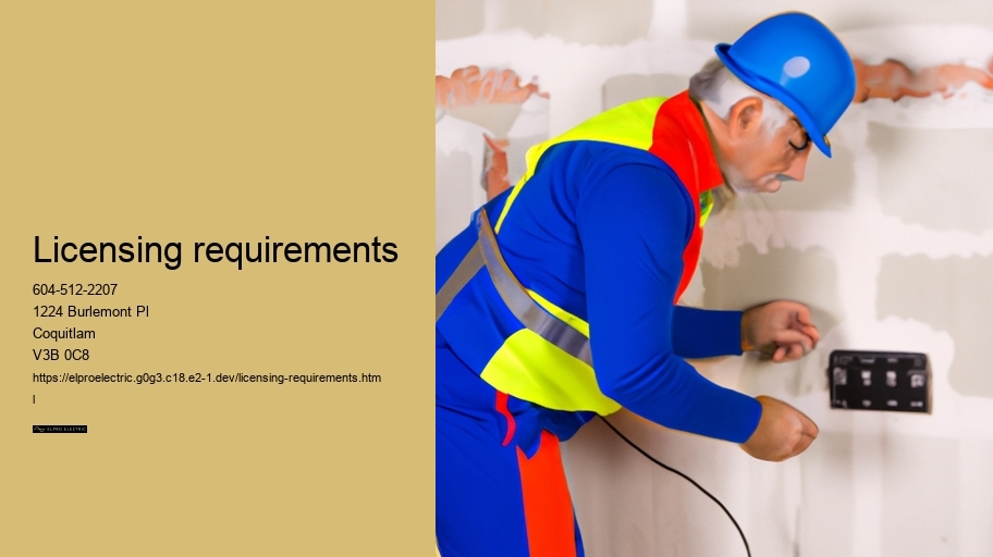 Licensing requirements